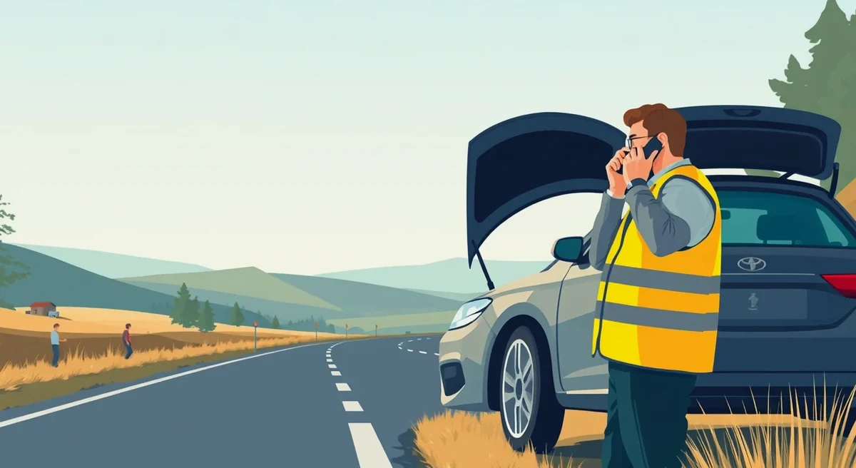 Automechanik kontroluje a štartuje vybitý akumulátor pomocou káblov