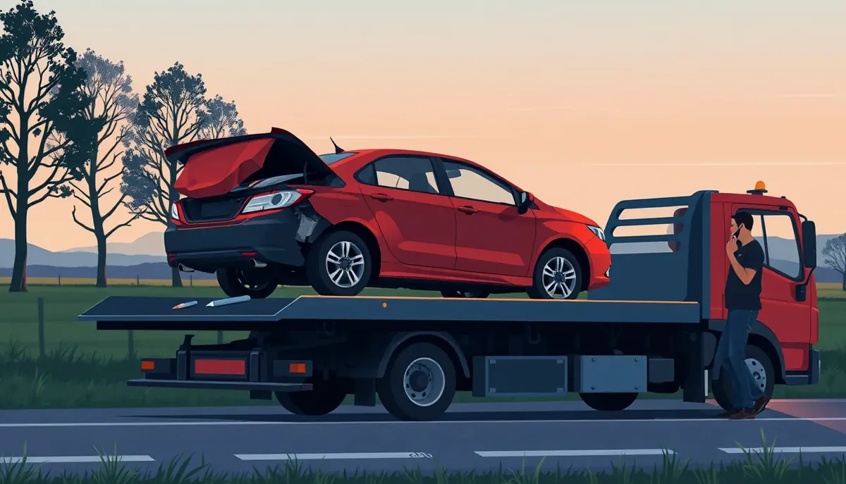 Technik v autoservise montuje doplnkovú výbavu a ťažné zariadenie na SUV