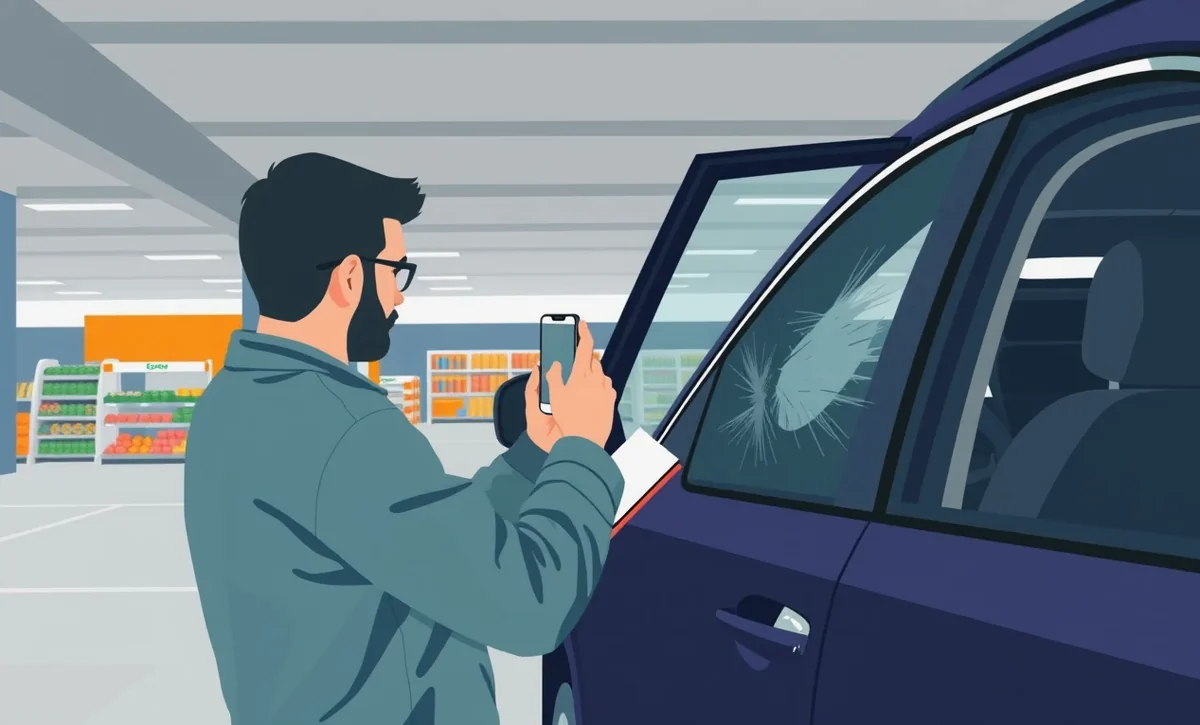 Servisný technik kontroluje poškodený kryt trakčnej batérie na zdvihnutom elektromobile