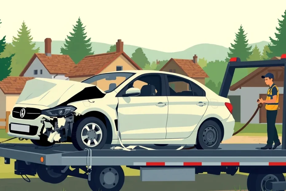Mechanik kontroluje podvozok a predný nárazník firemného vozidla v zmluvnom servise