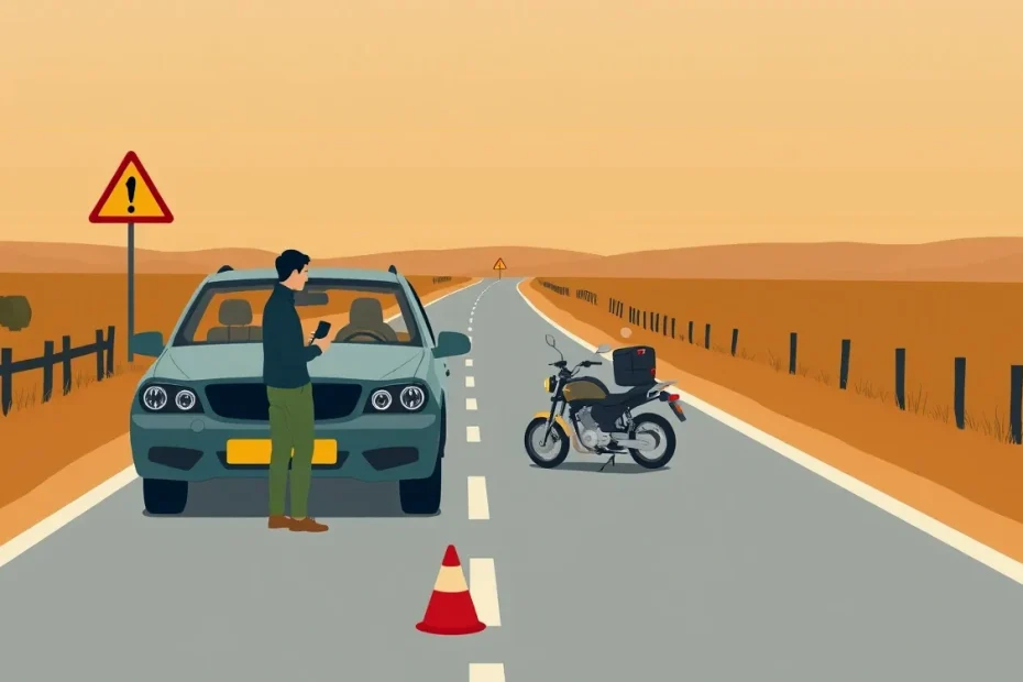 Vodič skúma poškodený predný nárazník rodinného auta pred autoservisom