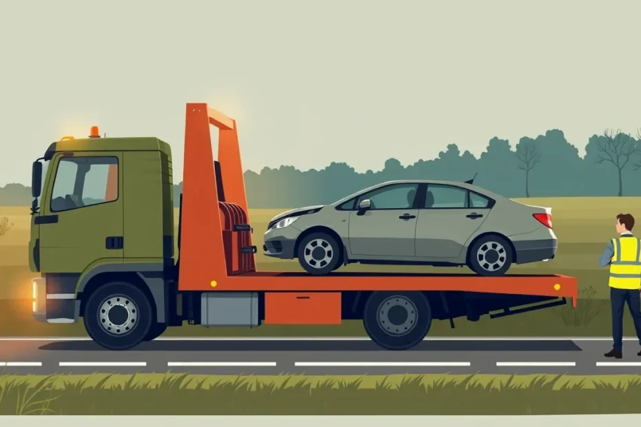 Vodič vypisuje správu o nehode pri poškodenom automobile