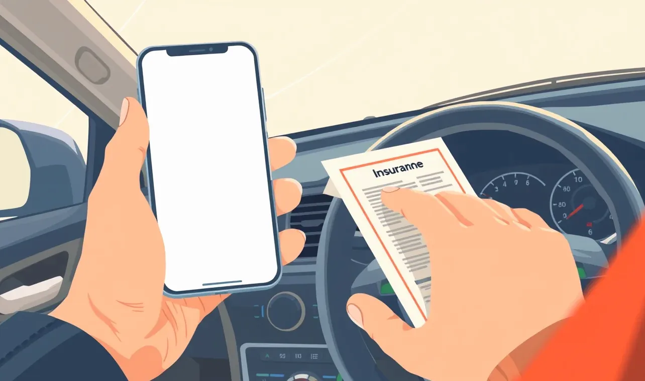 Vodič v reflexnej veste umiestňuje výstražný trojuholník za havarované auto na diaľnici