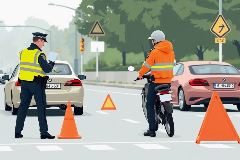 Dve havarované autá po zrážke na križovatke s poškodeným predným nárazníkom