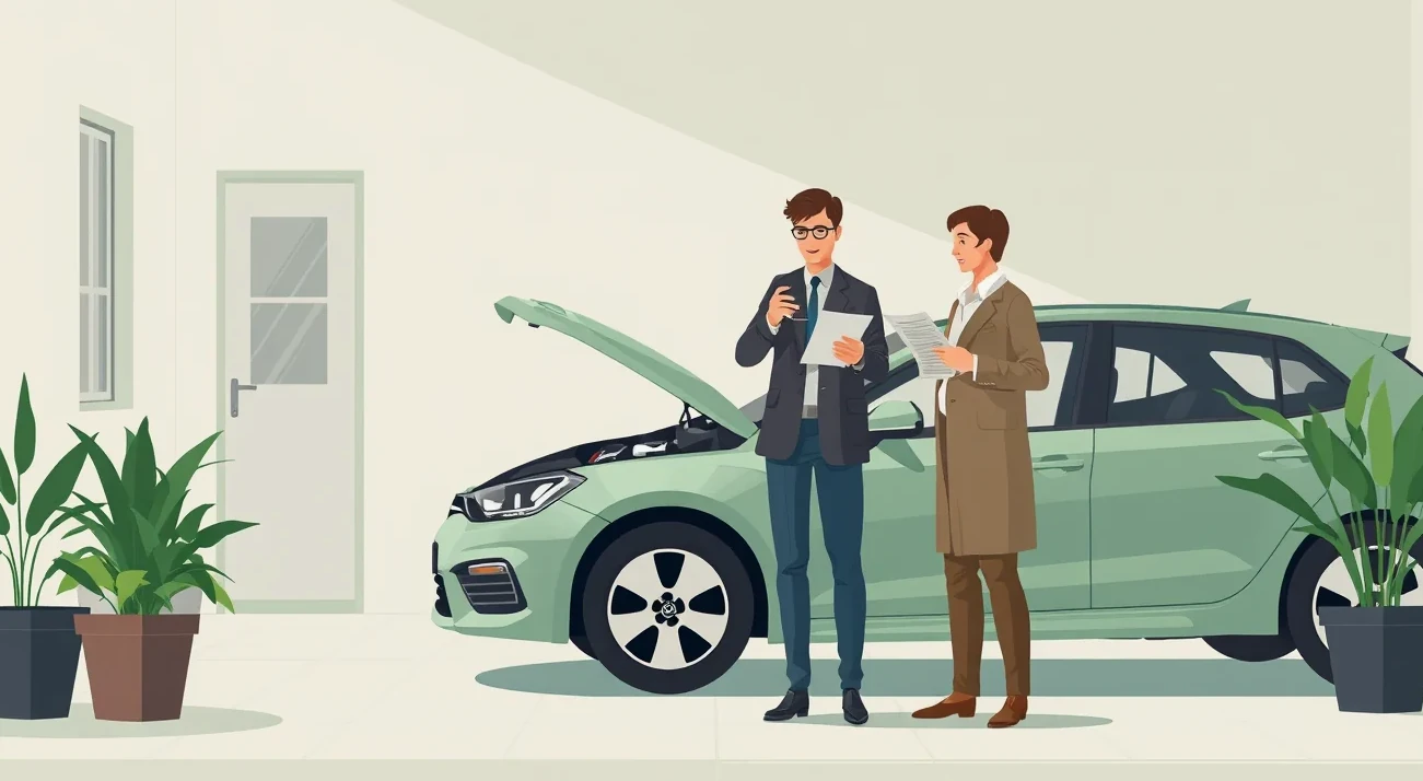 Mechanik montuje dodatočné ťažné zariadenie na podvozok automobilu v servise