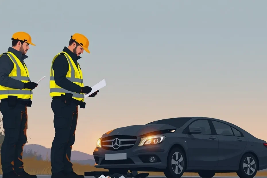 Technik v autoservise montuje skrytú GPS jednotku pod palubnú dosku vozidla