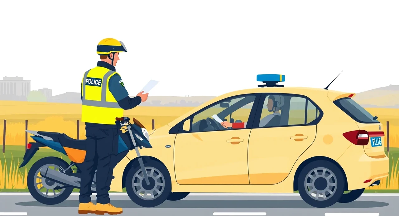 Poškodený osobný automobil po dopravnej nehode na križovatke