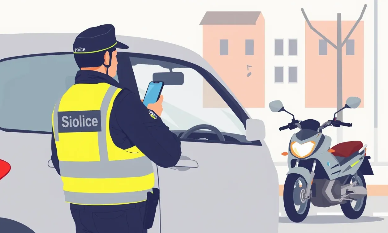 Vodič taxislužby kontrolujúci poistnú zmluvu a doklady od vozidla v aute