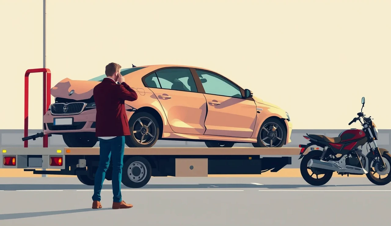 Odovzdávanie kľúčov od nového firemného automobilu pred predajňou vozidiel