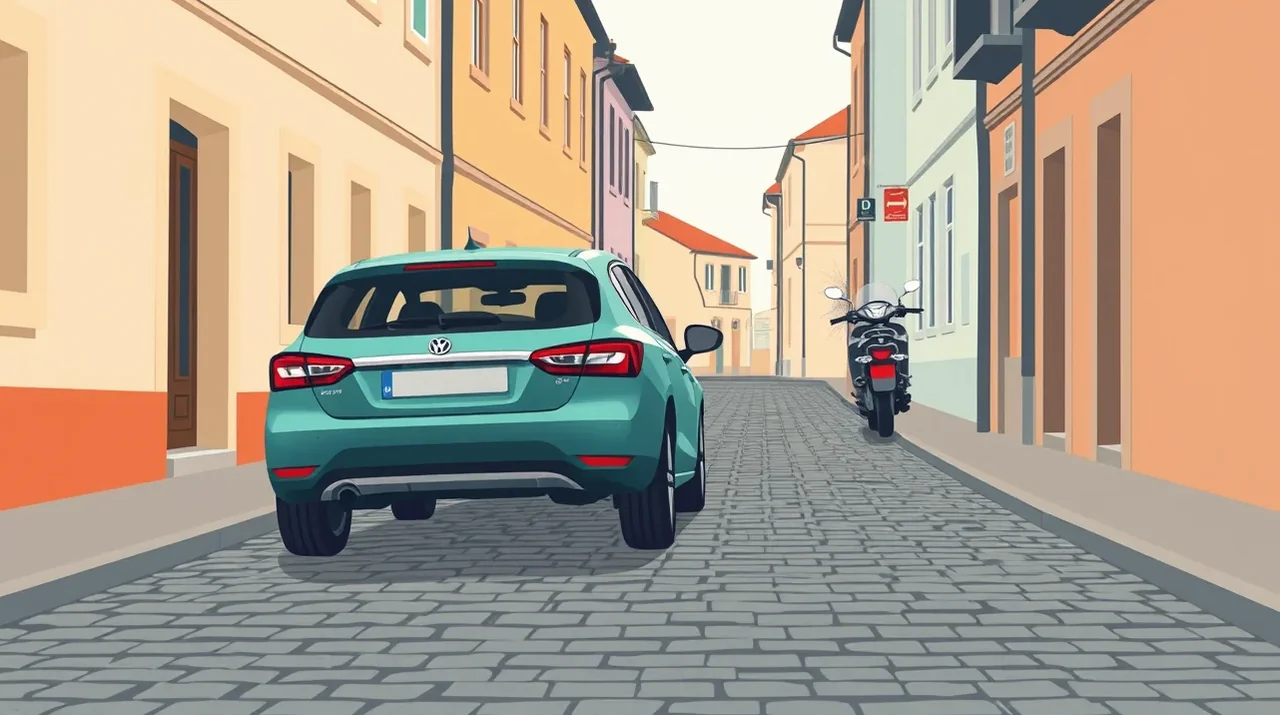 Vodič vypĺňa správu o nehode na kapote zaparkovaného auta