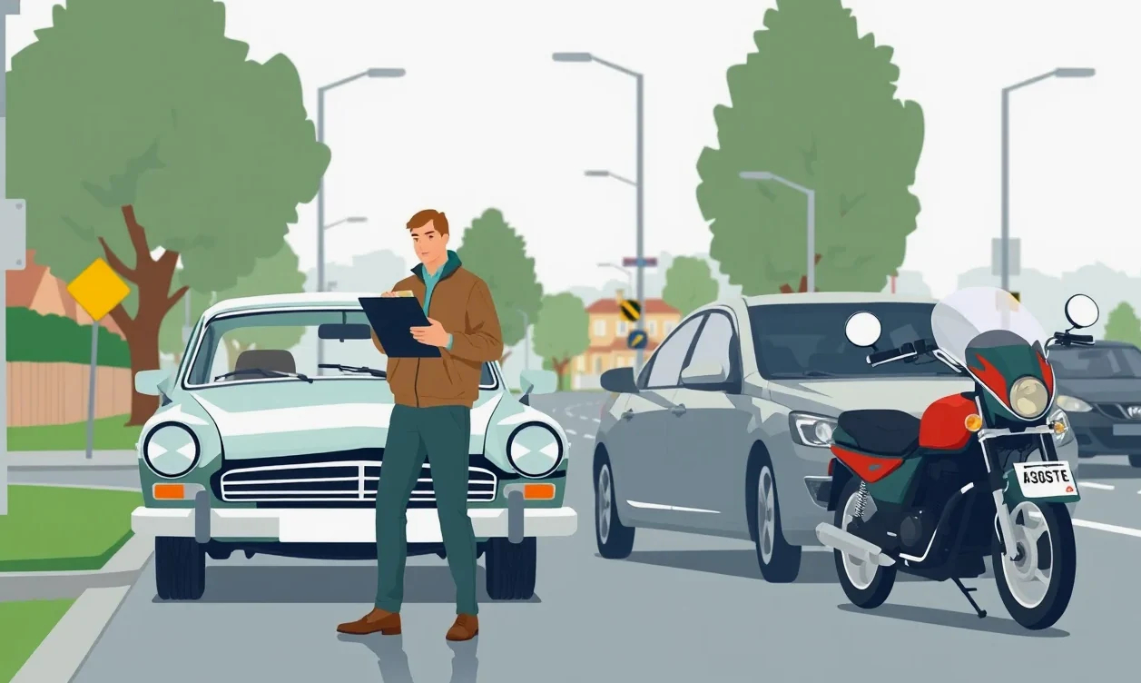 Historický automobil pripravený na obhliadku a schválenie technickej spôsobilosti