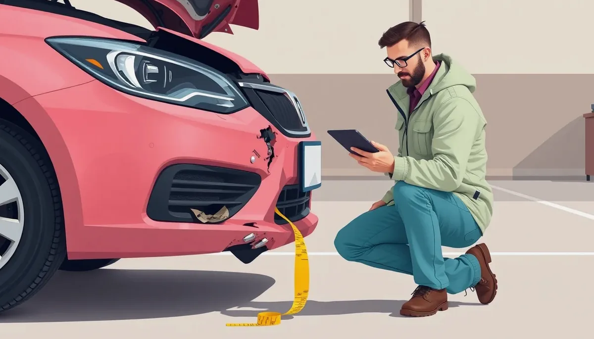 Mechanik preberá kľúče od vozidla a vypisuje zákazkový list v autoservise