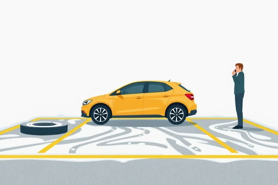Starší vodič drží v ruke poistnú zmluvu od auta a kontroluje dátumy